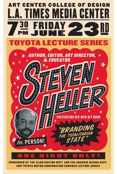 an event poster for steve heiler