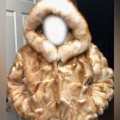 Multi Color Fur Coat. Size 4xl. 100% Fox Fur Streetwear Ideas, Fox Fur Coat, Fox Fur, Cream White, Mens Jackets, Fur Coat, Fox, Multi Color, Street Wear