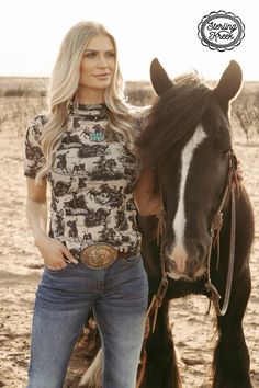 Rodeo Road Top | gussieduponline Short Sleeve Mesh Top, Plus Size Western Wear, Crazy Train Clothing, Womens Western Fashion, Rodeo Events, Duster Dress, Cream Shorts, Original Clothes, Jumpsuit Shorts Rompers