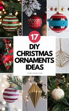 twelve diy christmas ornament ideas