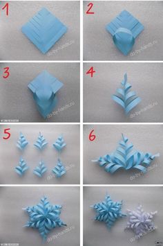 how to make paper snowflakes with step by step instructions on how to make them