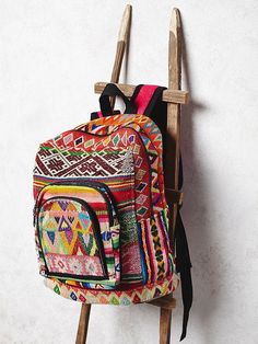 Handmade Closet, Fun Backpack, Summer Backpacking, Fabric Backpack, Hawaii Style, Fringe Purse, Sac Week End, Free People Clothing Boutique