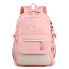 Xpoko back to school Backpack for Girls Primary School Student Bag 8-14 Years Children Pink Bookbag Kids Satchels Teenagers Knapsack Mochila Femenina Pink Bookbag, Back To School Backpack, Black Rucksack, School Bag College, Stylish School Bags, Back To School Backpacks, Student Bag, Women Crossbody Bag, Pinturas Disney