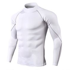 Gender: Men Sport Shirt Material: Polyester Sleeves: Long Sleeve Features: Super Elastic,Quick Dry,Breathable Feature: High-Elasticity Sporting T-shirt Collar: O-Neck Rulesfitness Recommendation: View size chart in image gallery FREE SHIPPING! Please be aware that the delivery time can take up to 28 days, since we don't charge any shipping fees for the benefit of the customer. Thank you for your understanding! Thermo Shirt, Mens Office Wear, Sports Fabric, Compression T Shirt, Ultimate Workout, Body Building Men, Sports Trousers, Compression Shirt, Running Shirts