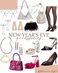 New Year’s Eve accessories - New Year’s Eve - Accessories - Sparkly Shoes - Sparkly Purse - Pink Bag - Amazon Heels Amazon Heels, Sparkly Purse, Sparkly Shoes, Purse Pink, Purses For Women, New Year’s Eve, Year 2024