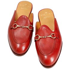 WOMEN MULES IN RED RUSTICALF Formal Mules With Red Sole And Round Toe, Women Shoes Collection, Mule Shoes, Women's Mules, Shoes Collection, Gucci Mules, Mules Shoes, Shoe Collection, Mule