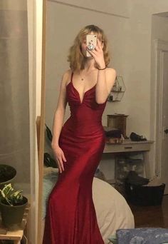 Mermaid Spaghetti Straps Long Prom Dress,BD202229 on Storenvy Populaire Outfits, Prom Dress Inspiration, Dresses Homecoming, Vestidos Prom, Long Prom Dress, Lace Back, Prom Party Dresses, Homecoming Dress, Evening Dresses Prom