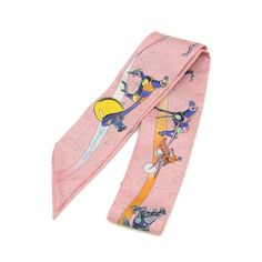 Used Hermes Twilly Space Derby Scarf Rose Blue Jaune 100% Silk (Sku: Gzl144dw) === General === Brand : Hermes === Design === Type : Scarf Gender : Men,Women Color : Blue, Multi-Color, Pink Material : Silk === Size === Size (Lxw) : 85cm X 5cm / 33.46'' X 1.96'' === Included Items === Accessories : Box Accessories Notice : Before Purchasing, Please Refer To The Images Of The Accessories Included With The Item. === Condition === Condition : Opened (Never Used) Ranking : Rank Ns Never Used / Display Scarf Rose, Hermes Twilly, Hermes Accessories, Box Accessories, Rose Blue, Hermes Scarf, Twilly, Silk Twill, Scarf Wrap