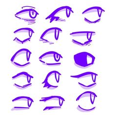 an image of different types of eyes