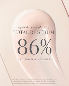 an advertisement for a hair product with the text,'after 4 weeks of using total repair 86 % had fever fine lines '