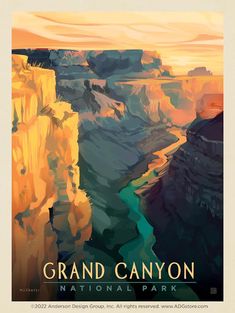 the grand canyon national park poster