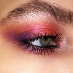 Maquillage On Fleek, Concert Makeup, Fun Makeup, Purple Makeup, Smink Inspiration, Makeup Eye Looks, Creative Makeup Looks