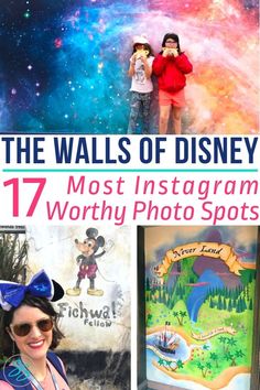 the walls of disney's most instagram worthy photos