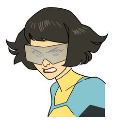 a woman with blindfolds on her face and an eye patch over her eyes