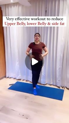 Exercise Upper Belly, How To Reduce Lower Belly, Best Belly Fat Burner Exercise, Reduce Body Weight Exercise, Quick Belly Fat Workout, Belly Reduce Exercise, Belly Fat Reducing Exercise, Exercise For Upper Belly Fat For Women