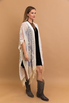 Indulge in elegance with our Velvet Dream Mesh Tapestry Kimono. Crafted from sumptuous velvet and adorned with intricate tapestry motifs, this kimono exudes luxury and style. Perfect for lounging at home or adding a touch of glamour to any outfit. #lovemyleto 50% Viscose 50% Nylon Imported Boho Plus Size Outfits, Lounging At Home, Boho Plus Size, Kimono Sweater, Novelty Clothing, Bralette Tops, Top Graphic Tees, Kimono Dress, Flower Child