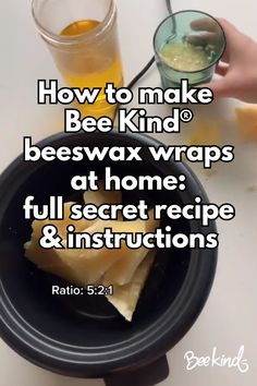 DIY Beeswax Wraps - Instructions & Recipe from a Professional Brand Beeswax Paper, Not To Brag But, Beeswax Wrap, Bees Wrap, Wrap Recipe