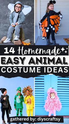 homemade easy animal costume ideas for kids