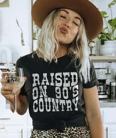 Raised on 90s Country Shirt, Vintage 90s Country Tee, Distressed Country Concert Tee, Western TShirt, Country Music Lover Shirt *IMPORTANT PLEASE READ BEFORE PURCHASING* My store uses DTG (Direct to Garment) printing. This means the design is printed into the garment. This means it is designed to last longer than other printing processes. Due to this printing process the design colors may not be as vibrant as shown in the photos. There may at times be a slight difference between real and perceiv 90s Distressed T-shirt For Spring, 90s Style Distressed T-shirt For Spring, Spring 90s Style Distressed T-shirt, Distressed 90s Style Summer T-shirt, 90s Crew Neck Tops For Music Festival, 90s Style Crew Neck Tops For Music Festival, 90s Style T-shirt For Summer Music Festival, 90s Short Sleeve Tops For Music Festival, 90s Style Short Sleeve Tops For Music Festival