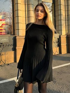 Dresses Casual Midi, Y2k Long Skirt, Knit Long Dress, Maxi Skirts Summer, Solid Midi Dress, Rib Dress, Long Knitted Dress, Ruffles Fashion, Ribbed Mini Dress