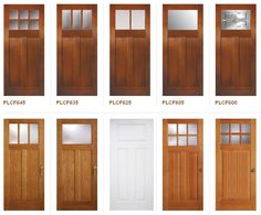 the different types of doors and windows