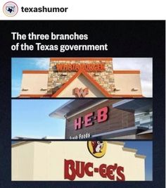 the three branches of the texas government heb has been placed on top of each other