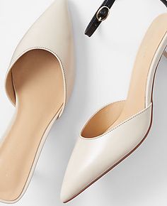 Elevate your style with the Ann Taylor Leather Mid Heel Ankle Strap Pumps, a perfect blend of sophistication and comfort. 

- Size: 10
- Color: Pearl Shadow
- Material: Leather
- Gender: Female
- Heel Height: 2 1/2 inches
- Features: Pointy toe, adjustable buckle at side ankle, padded footbed

These pumps feature a sleek ankle strap and a pointy toe design, ensuring a chic look with every step. The adjustable buckle provides a secure fit, while the padded footbed offers comfort throughout the da Stylish Wardrobe, Knitted Suit, Ankle Strap Pumps, Strap Pumps, Toe Designs, Mid Heel, Office Wear, Leather Fashion, Effortless Style