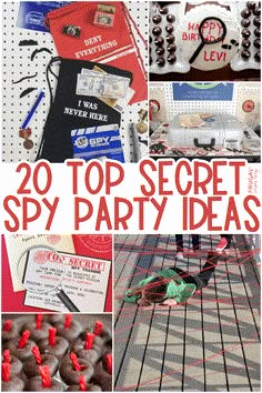 the top secret spy party ideas