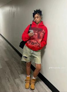 Winter First Date Outfit, Red Hoodie Outfit, Winter Date Outfit Ideas, Winter Date Outfit, First Date Outfit Ideas, Timbs Outfits, First Date Outfit, Cultura Hip Hop, Date Outfit Ideas