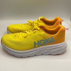 New Without Box - 100% Authentic Yellow Lace-up Running Shoes, Functional Yellow Lace-up Sneakers, Casual Yellow Trail Running Shoes For Light Sports, Low-top Yellow Trail Running Shoes, Yellow Running Shoes With Air Cushioning, Yellow Lace-up Trail Running Shoes With Air Cushioning, Yellow Trail Running Shoes With Air Cushioning, Dynamic Yellow Lace-up Running Shoes, Sporty Yellow Low-top Trail Running Shoes