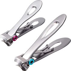 Amazon.com : 2 Pieces Oversized Thick Nail Clippers for Thick Toenails or Tough Fingernails Oversized Stainless Steel Toenail Fingernail Clipper Cutter Trimmer for Men Adults, 2 Sizes (Silver) : Beauty & Personal Care Sun Hats For Women, Womens Nails, Pedicure Nails, Nail Tools