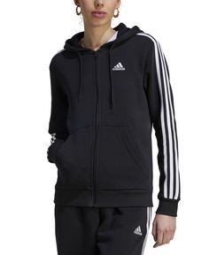 in stock Adidas Three Stripes Fall Sweatshirt, Adidas Sportswear Hoodie With Three Stripes, Fleece Hoodie With Three Stripes For Streetwear, Fleece Long Sleeve Hoodie With Three Stripes, Long Sleeve Fleece Hoodie With Three Stripes, Fleece Hoodie With Three Stripes, Winter Hoodie Sweatshirt With Three Stripes, Winter Fleece Hoodie With Three Stripes, Adidas Athleisure Hoodie With Three Stripes