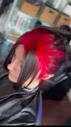 Hot Roots Hair Color, Colored Hair Roots, Red Roots, Vivid Hair