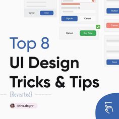 the top 8 ui design tricks and tips