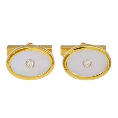 Most elegant mother-of- pearl 18K gold cufflinks, made by Tiffany&Co. Faceted diamond center, set in platinum.The perfect dress cufflink. Tiffany Accessories, Jewellery Tiffany, Heart Necklace Tiffany, Best Necklace, Tiffany Wedding Rings, Heart Necklaces, Dress Sets, Louis Comfort Tiffany, Love Jewelry