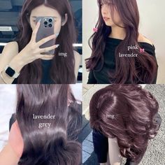 No Bleach Purple Hair, Hair Dye No Bleach Dark Hair, Subtle Hair Dye Ideas Brunettes, Tip Dyed Hair, Dark Lavender Hair, Hair Color No Bleach, No Bleach Hair Color