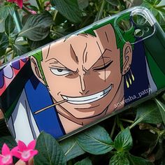 Roronao zoro phone case hand painted glass painting Luffy Phone Case Painting, Zoro Phone Case Painting, Zoro Phone Case, Jeans Painting, One Piece Shirt, Glass Paintings, Pretty Phone Cases, Art Phone Cases, Amazing Art Painting