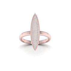 Stand out in the crowd with your unique style. Crafted in 10k rose gold this diamond fashion ring features a marquise shape frame, pave set with shimmering round diamonds at the center, atop a plain polished shank. A unique style that is certain to draw attention, this ring is perfect for party or your evening out. Radiant with diamonds totaling 1/4 ct. t.w. and finished to a buffed luster, this diamond cocktail ring stands out with its size and shimmer. Designed to delight, this diamond ring is Diamond Cocktail Ring, Diamond Fashion Rings, Diamond Anniversary Rings, Diamond Cocktail Rings, Fashion Ring, Diamond Fashion, Cluster Ring, Cocktail Ring, Yellow Gold Rings