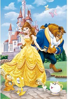 the beauty and the beast from disney's live - action movie