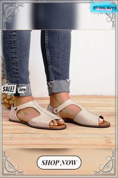 Vintage Black Flat Peep Toe Slip-on Sandals S Spring Beige Flat T-strap Sandals, Summer Flat T-strap Sandals With Cushioned Footbed, Casual Toe Post Sandals With Buckle, Casual Toe Post Sandals With Buckle Closure, Casual Sandals With Buckle Closure And Toe Post, Spring Beige Toe Post T-strap Sandals, Casual Beige Closed Toe Slingback Sandals, Casual Closed Toe Beige Slingback Sandals, Casual Beige T-strap Sandals For Spring