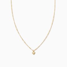 Mini Heart Chain and Pendant Necklace in Gold | Uncommon James Everyday Heart Pendant Charm Necklace With Delicate Chain, Heart Necklace With Charm For Layering, Dainty Everyday Chain Necklace With Heart Charm, Minimalist Delicate Chain Necklace For Valentine's Day, Minimalist Heart-shaped Delicate Chain Necklace, Minimalist Heart-shaped Chain Necklace, Everyday Heart Shaped Delicate Chain Necklace, Dainty Heart Necklace Tarnish Resistant Everyday, Delicate Heart Chain Necklace For Everyday