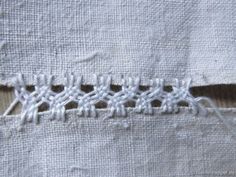 the stitches are stitched together to make a pattern