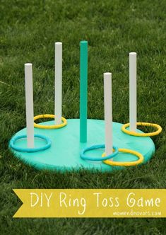 the diy ring toss game is shown on an iphone