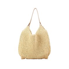 Eco-Friendly Large Capacity Minimalist Straw Tote Bag – 2YZ Shop Trendy Beige Hobo Bag For Daily Use, Minimalist Rectangular Bucket Bag With Large Capacity, Minimalist Large Capacity Bags For Daily Use, Spring Solid Color Hobo Bag For Daily Use, Spring Daily Use Hobo Bag, Solid Color Bags For Daily Use In Spring, Everyday Solid Color Rectangular Bucket Bag, Trendy Beige Hobo Bag For Everyday, Trendy Everyday Beige Hobo Bag