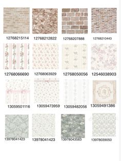 different types of wallpapers in various sizes and colors