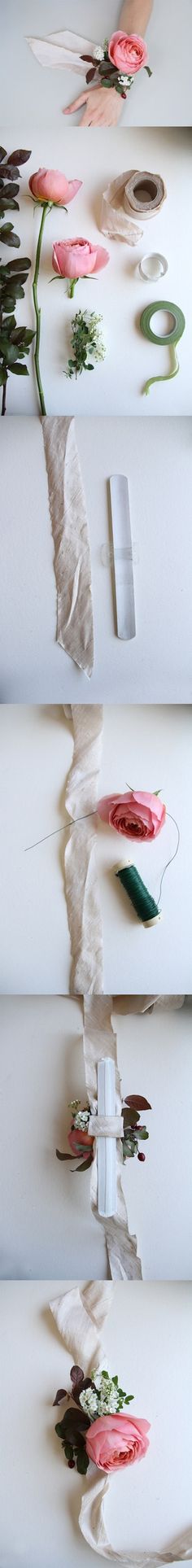 three different images of flowers being made with scissors and paper machs on the wall