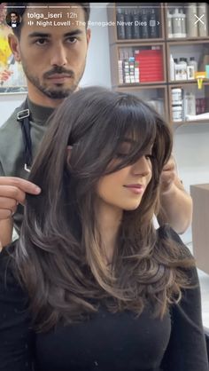 Haircut Selfie, Photo Hijab, Brown Hair Looks, Layered Haircuts For Medium Hair, Cute Hairstyle, Hairstyles For Layered Hair, Hijab Girl, Haircuts For Medium Hair, Haircuts Straight Hair