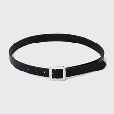 Women's Chunky Center Bar Belt - A New Day™ Black Xl : Target Jean Belts, Belt Shop, Polished Look, Black Belt, A New Day, Belt Buckles, New Day, Fitness Fashion, Belts