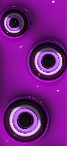 an abstract purple background with black and white circles