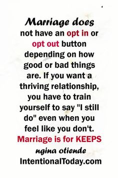 the words marriage does not have an option